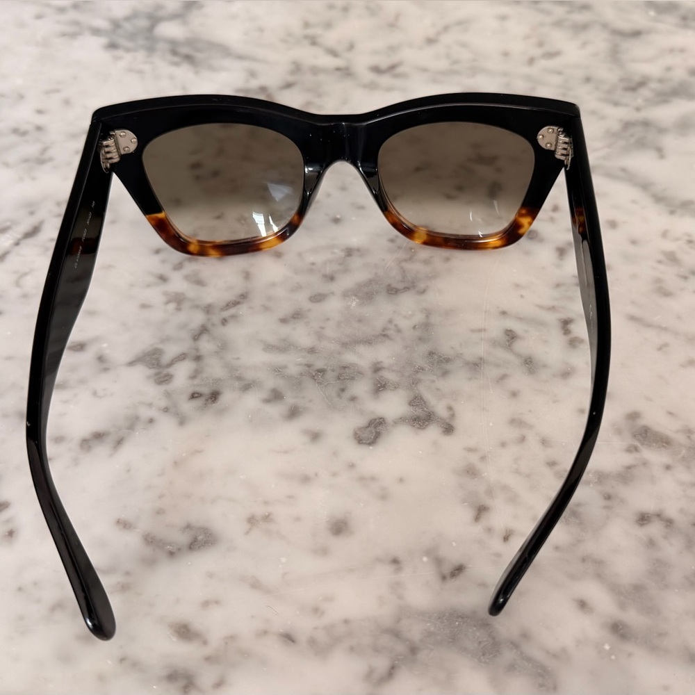Celine Black and Tortoise Women's Sunglasses - Picture 7 of 8
